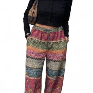 Urban Outfitters Hippie Boho Patterned Jogger Pants